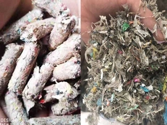 2000 ساعت زباله های زباله ریخته شده RDF زباله های گلوله سازی ماشین 7.5kw